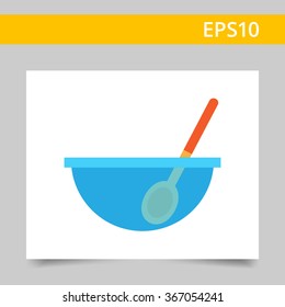 Bowl with spoon