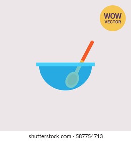 Bowl with spoon