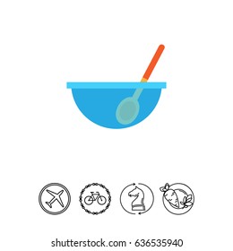 Bowl with spoon