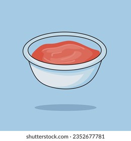 a bowl of tomato sauce