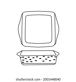 Un tazón para cocinar en el vector de la cocina
