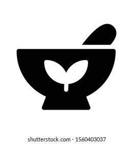 bowl vector glyph flat icon 