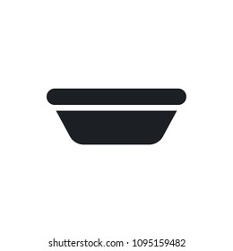 bowl vector icon