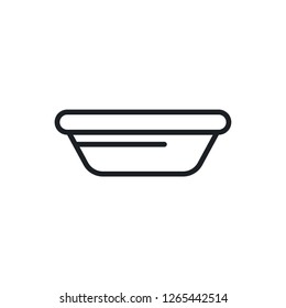 bowl vector icon