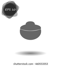 Bowl vector icon