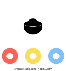 Bowl vector icon