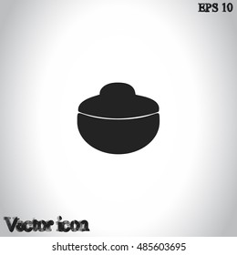 Bowl vector icon