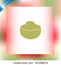 Bowl vector icon