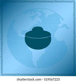 Bowl vector icon