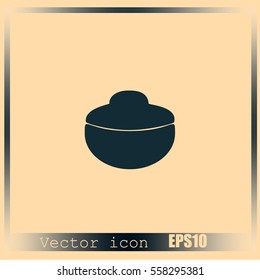 Bowl vector icon