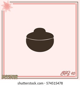 Bowl vector icon