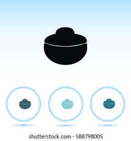 Bowl vector icon