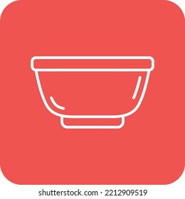 Bowl vector icon. Can be used for printing, mobile and web applications.