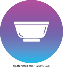 Bowl vector icon. Can be used for printing, mobile and web applications.