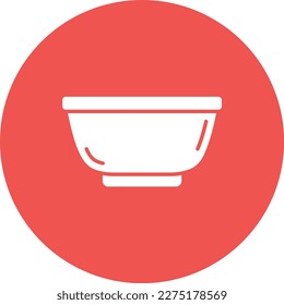 Icono del vector Bowl. Se puede usar para imprimir, móviles y aplicaciones web.