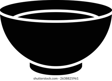 Bowl vector icon. Can be used for printing, mobile and web applications.