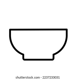icono del vector del intestino aislado en fondo blanco, ilustración del vecor, vajilla, vajilla de cocina