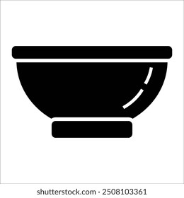 Schale Vektor Symbol Linie Vorlage