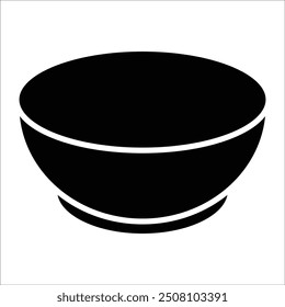 bowl vector icon line template
