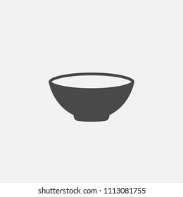 Bowl vector icon server