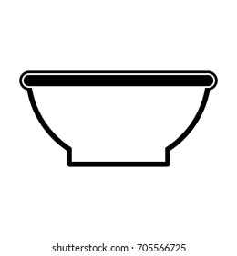 bowl vector illustration