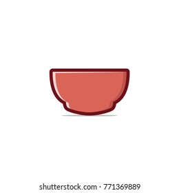 
Bowl vector illustration