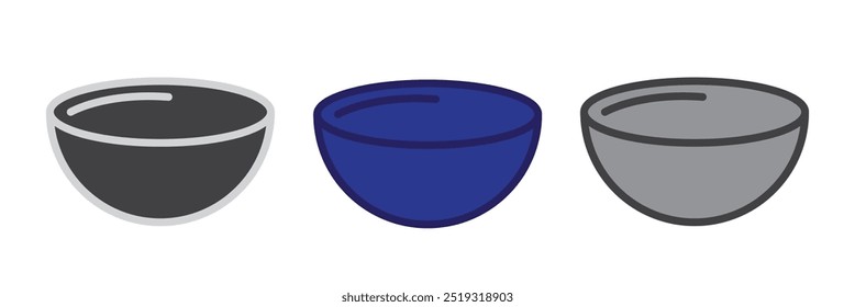 bowl vector illustration graphic design icons