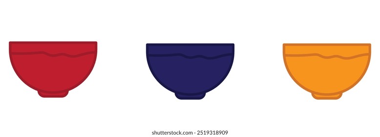 bowl vector illustration graphic design icons