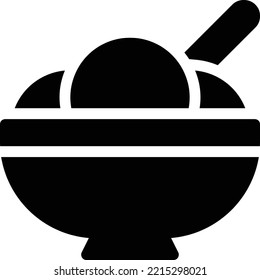bowl Vector illustration on a transparent background. Premium quality symmbols. Glyphs vector icons for concept and graphic design. 
