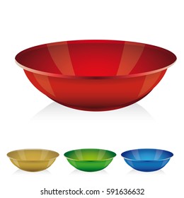 Bowl vector set