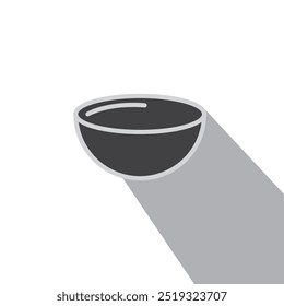 bowl vector set abstract template illustration