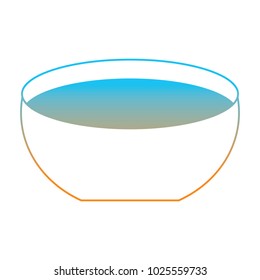 bowl water fresh liquid clean icon