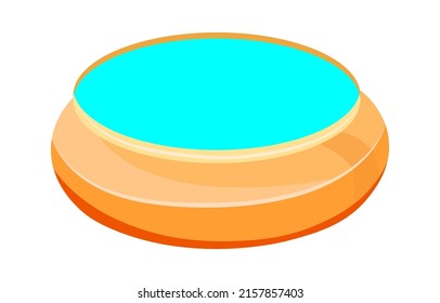 Bowl of water icon. Vector illustration