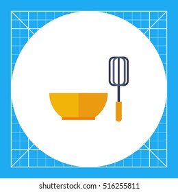 Bowl and whisk 