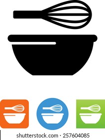 Bowl And Whisk Icon