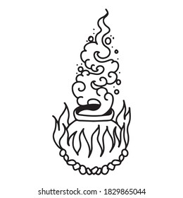 diseño gráfico de bowler hat ilustración vectorial, icono, dibujo de tatuajes de arte, logotipo, dibujo a mano, uso en impresión