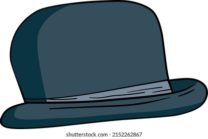 Sombrero Bowler, que se puede usar como accesorios, rasgos, activos, que se pueden colocar en cualquier carácter de cabeza y usarlo como rasgos para su colección de nft.