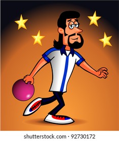 Bowler with a Mullet