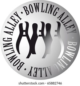 bowling alley pictogram