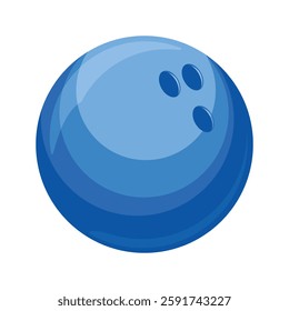 bowling ball blue vector design