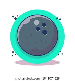 bowling ball cartoon vector icon illustration air transportation icon concept isolated vector flat cartoon style