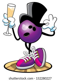 Bowling ball character