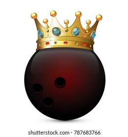 Bowling Ball with Crown