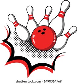 bowling ball design that hit the target