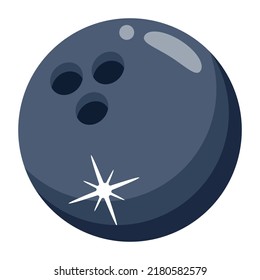 A bowling ball flat icon download