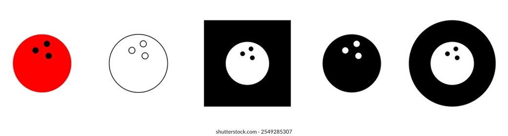 bowling ball, gutter ball sport vector pictogram sign icon symbol ui and ux design, glyphs and stroke line