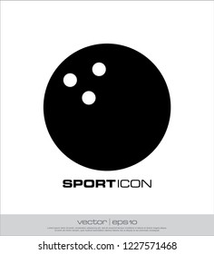 bowling ball icon