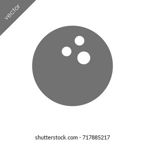 Bowling ball icon