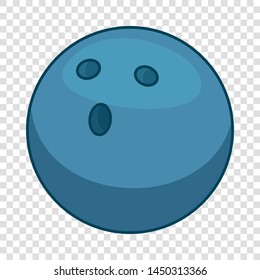 Bowling ball icon. Cartoon illustration of bowling ball vector icon for web design
