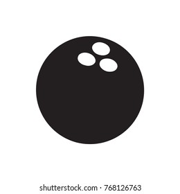 bowling ball icon illustration isolated vector sign symbol